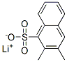 lithium dimethylnaphthalenesulphonate Structure