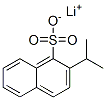 lithium (1-methylethyl)naphthalenesulphonate Structure