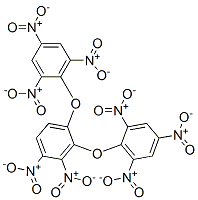 dinitro-1,2-bis(2,4,6-trinitrophenoxy)benzene  Structure