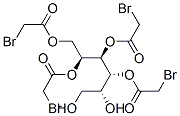 D-glucitol tetrakis(bromoacetate) Structure