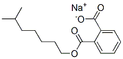 sodium isooctyl phthalate Structure