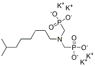 [(isononylimino)bis(methylene)]bisphosphonic acid, potassium salt  Structure