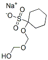 sodium 1-[(hydroxymethoxy)methoxy]cyclohexanesulphonate Structure