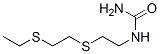 [2-[[2-(ethylthio)ethyl]thio]ethyl]urea Structure