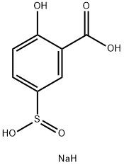 5-sulphinosalicylic acid, sodium salt Structure