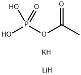 ACETYL PHOSPHATE LITHIUM POTASSIUM SALT 구조식 이미지