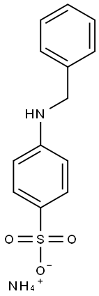 ammonium 4-[benzylamino]benzenesulphonate  Structure