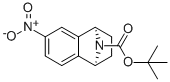 6-NITRO-(1S,4R)-1,2,3,4-TETRAHYDRO-1,4-EPIAZANO-NAPHTHALENE-9-CARBOXYLIC ACID TERT-BUTYL ESTER Structure