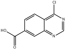 4-클로로퀴나졸린-7-카르복실산 구조식 이미지