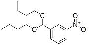 5-ethyl-2-(3-nitrophenyl)-4-propyl-1,3-dioxane 구조식 이미지