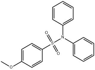 4-METHOXY-N,N-DIPHENYL-BENZENESULFONAMIDE Structure