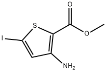 Methyl 3-aMino-5-iodo-2-thiophenecarboxylate Structure