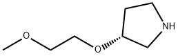 (R)-3-(2-메톡시에톡시)피롤리딘 구조식 이미지