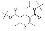 bis(tert-butyl) 1,4-dihydro-2,6-dimethyl-4-propylpyridine-3,5-dicarboxylate Structure