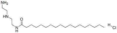 N-[2-[(2-aminoethyl)amino]ethyl]stearamide hydrochloride Structure