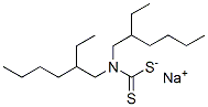 sodium bis(2-ethylhexyl)dithiocarbamate Structure