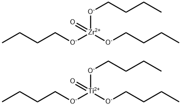 magnesium tributoxyoxotitanate(1-) tributoxyoxozirconate(1-) Structure