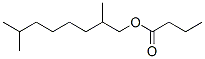 2,7-dimethyloctyl butyrate Structure