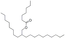 2-octyldodecyl heptanoate Structure