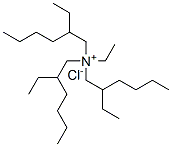 ethyltris(2-ethylhexyl)ammonium chloride  Structure