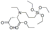 디에틸N-[3-(트리에톡시실릴)프로필]-L-아스파테이트 구조식 이미지