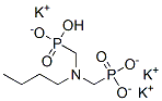 tripotassium hydrogen [(butylimino)bis(methylene)]bisphosphonate Structure