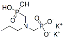 dipotassium dihydrogen [(propylimino)bis(methylene)]diphosphonate Structure