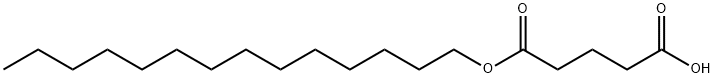 tetradecyl hydrogen glutarate Structure