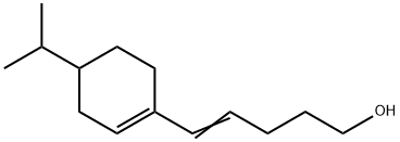 5-[4-isopropyl-1-cyclohexen-1-yl]pent-4-en-1-ol 구조식 이미지