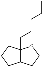 hexahydro-6a-pentyl-2H-cyclopenta[b]furan Structure