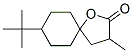 8-(1,1-dimethylethyl)-3-methyl-1-oxaspiro[4.5]decan-2-one Structure