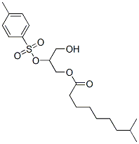 3-hydroxy-2-[[(4-methylphenyl)sulphonyl]oxy]propyl tert-decanoate Structure