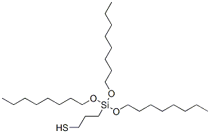 3-[tris(octyloxy)silyl]propanethiol Structure