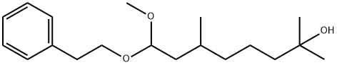 8-methoxy-2,6-dimethyl-8-(2-phenylethoxy)octan-2-ol 구조식 이미지