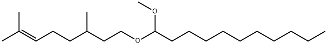 1-[(3,7-디메틸옥트-6-에닐)옥시]-1-메톡시운데칸 구조식 이미지