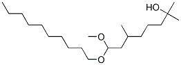 8-(데실옥시)-8-메톡시-2,6-디메틸옥탄-2-올 구조식 이미지