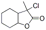 3-chlorohexahydro-3-methyl-3H-benzofuran-2-one  Structure