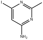 4-AMINO-6-IODO-2-METHYLPYRIMIDINE 구조식 이미지