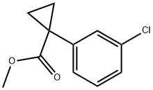 메틸1-(3-클로로페닐)사이클로프로판카르복실레이트 구조식 이미지