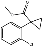 METHYL 1-(2-CHLOROPHENYL)CYCLOPROPANECARBOXYLATE Structure