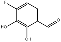 Benzaldehyde,  4-fluoro-2,3-dihydroxy- Structure
