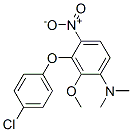 3-(4-chlorophenoxy)-2-methoxy-N,N-dimethyl-4-nitroaniline 구조식 이미지