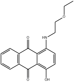 1-[(2-ethoxyethyl)amino]-4-hydroxyanthraquinone Structure