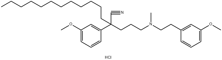 [4-cyano-4-(3-methoxyphenyl)hexadec-1-yl](5-methoxyphenethyl)methylammonium chloride 구조식 이미지