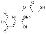 O-methyl-L-cysteine 1,2,3,6-tetrahydro-2,6-dioxopyrimidine-4-carboxylate Structure