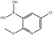 5-Chloro-2-methoxypyridine-3-boronic acid Structure