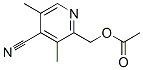 4-Pyridinecarbonitrile,  2-[(acetyloxy)methyl]-3,5-dimethyl- Structure