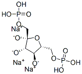 beta-d-Fructofuranose, 1,6-bis(dihydrogen phosphate), trisodium salt Structure