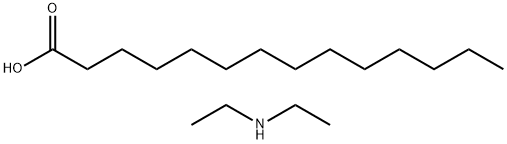 diethylammonium myristate Structure