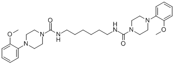 1,6-DI-([4-(2-METHOXYPHENYL)PIPERAZIN-1-YL]CARBONYLAMINO)HEXANE Structure